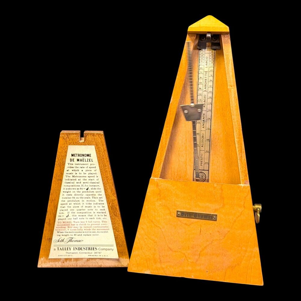 Vintage Seth Thomas Metronome - Working